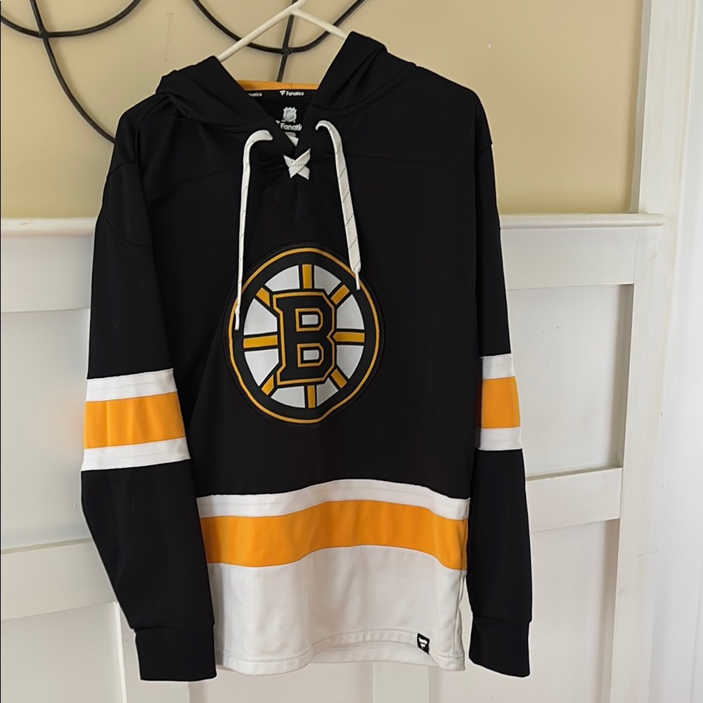 Fanatics Black and Gold NHL Hoodie